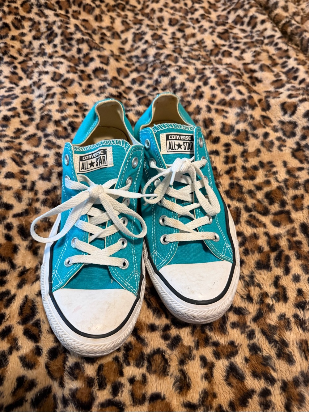 Converse All Star Low Top Sneakers - Teal Blue